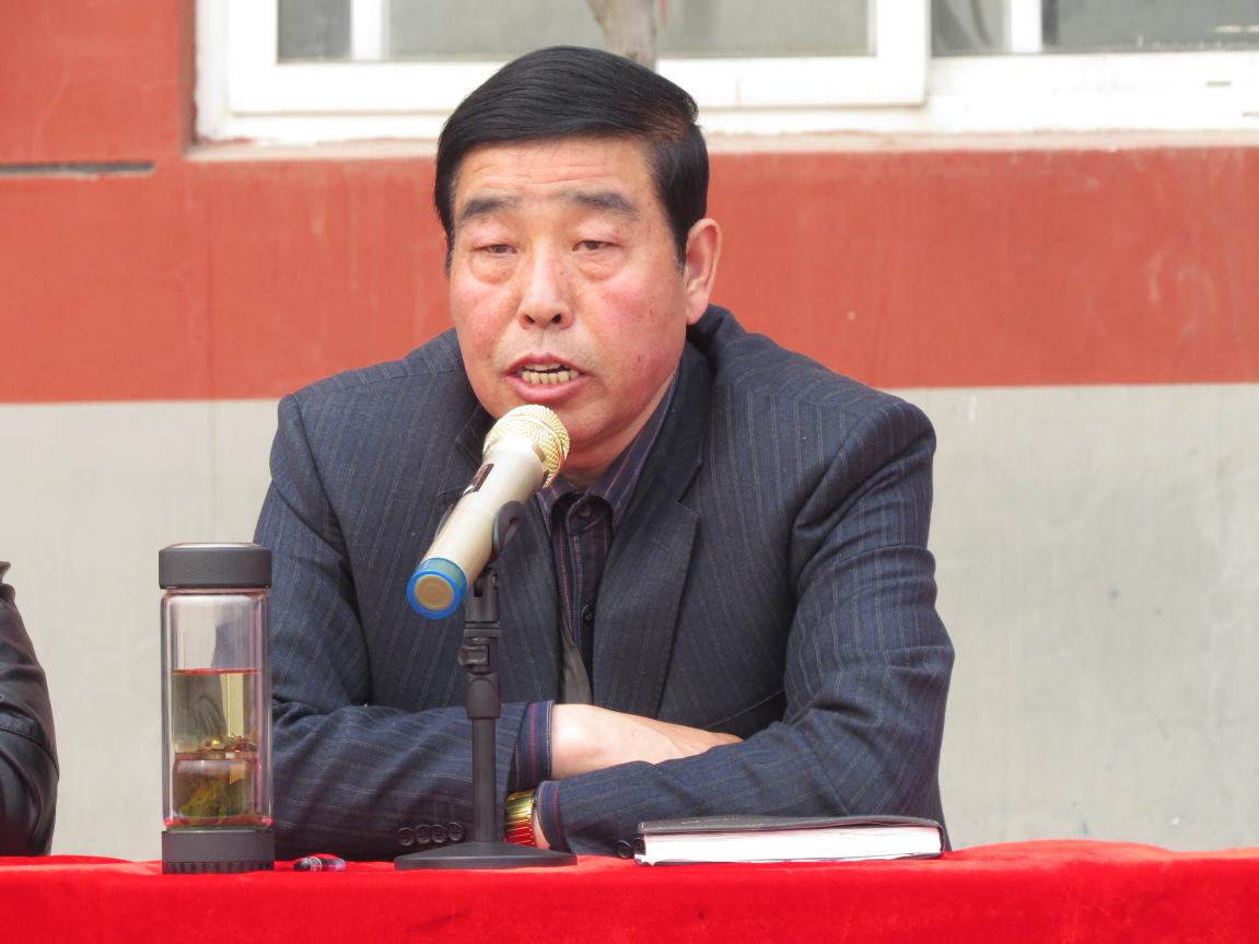 校长王建民讲话